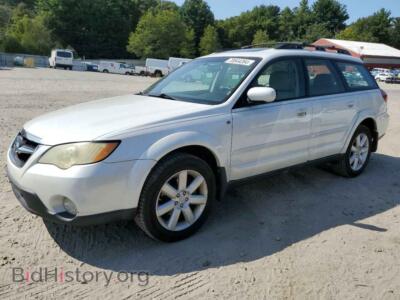 2008 Subaru OUTBACK 2.5I Limited, white — VIN 4S4BP62C287343129, Copart
