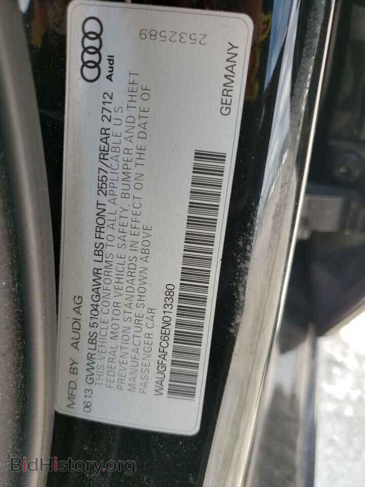 2014 AUDI A6 - VIN: WAUGFAFC6EN013380 - Фото 12