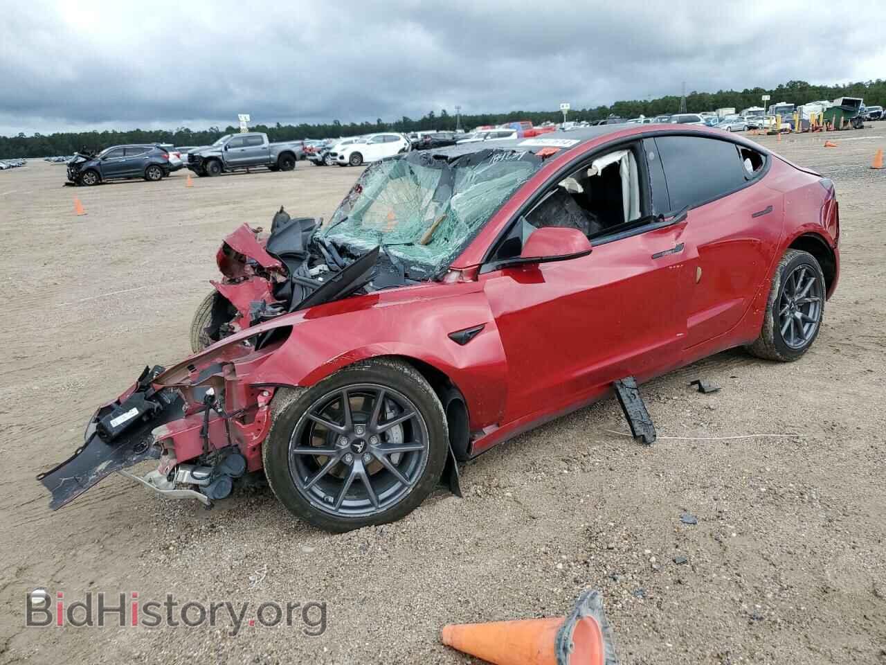 Photo 5YJ3E1EA1NF191927 - TESLA MODEL 3 2022