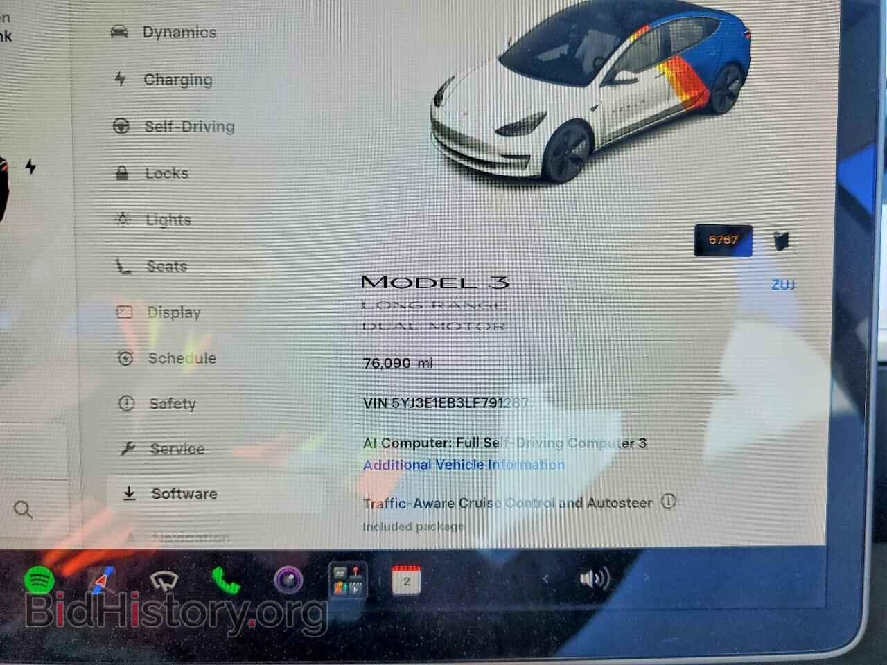 2020 TESLA MODEL 3 - VIN: 5YJ3E1EB3LF791287 - Photo 9