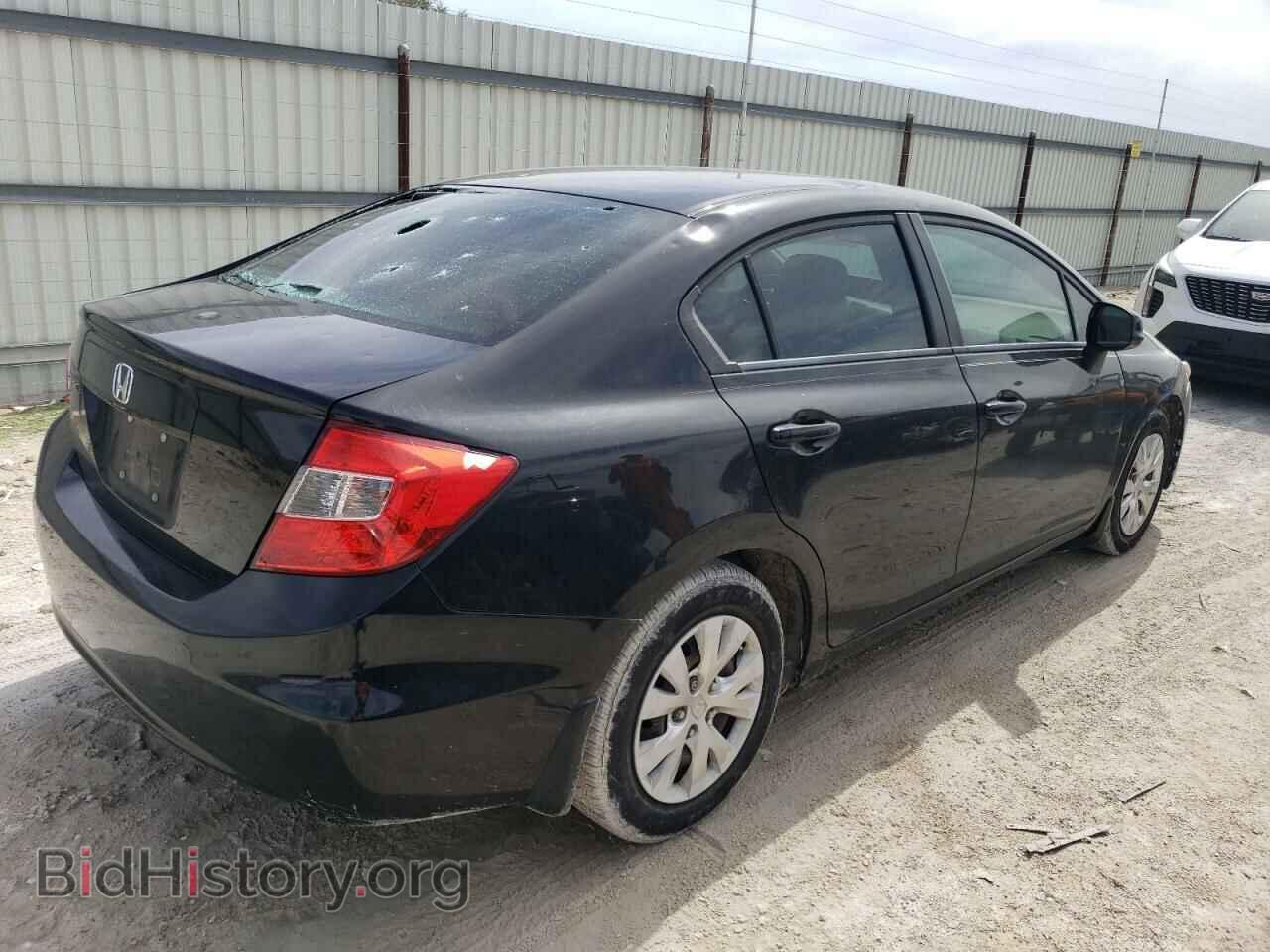 2012 HONDA CIVIC - VIN: 2HGFB2F54CH312813 - Фото 3