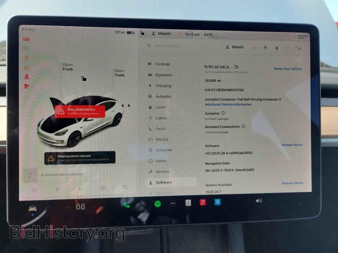 2021 TESLA MODEL 3 - VIN: 5YJ3E1EA1MF031755 - Фото 9