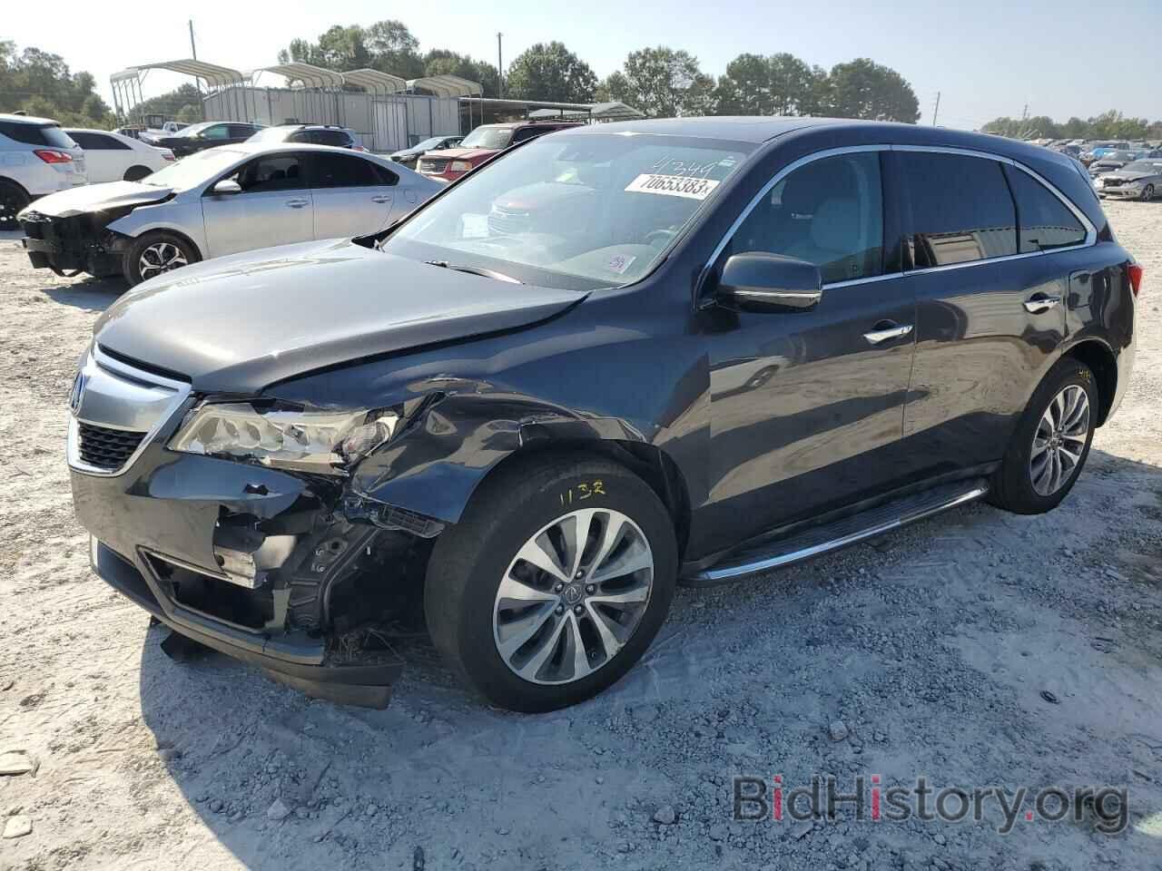 Photo 5FRYD4H45EB034349 - ACURA MDX 2014