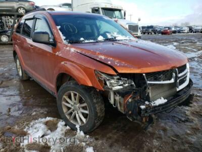 2011 Dodge JOURNEY Journey EX, оранжевый — VIN 3D4PG4FB1BT534675, Copart