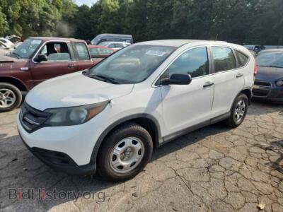 2012 Honda CRV LX, white — VIN 5J6RM3H39CL036228, Copart