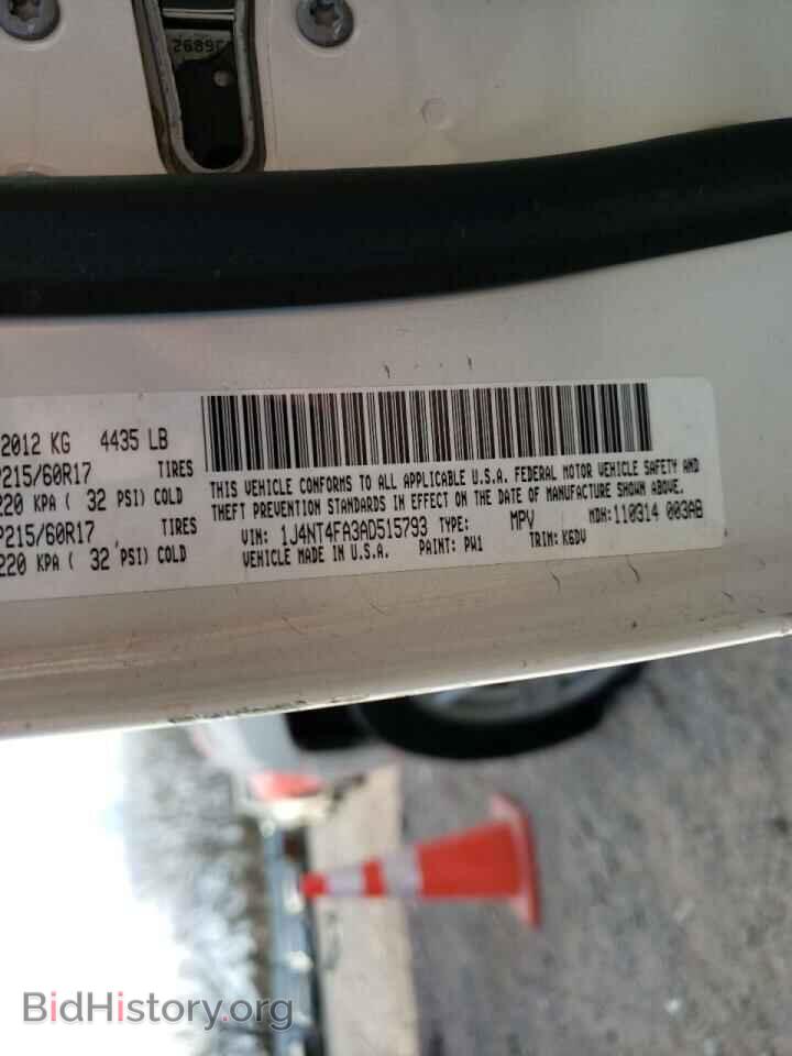 2010 JEEP COMPASS - VIN: 1J4NT4FA3AD515793 - Photo 10