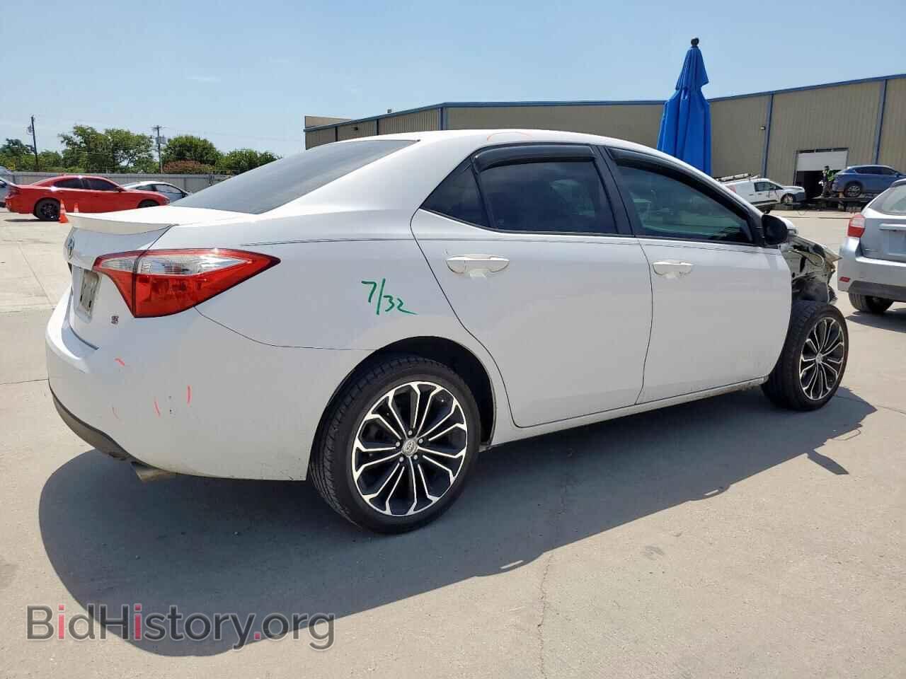 2014 TOYOTA COROLLA - VIN: 2T1BURHEXEC106860 - Фото 3