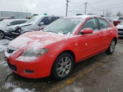 2007 Mazda 3 3 I, красный — VIN JM1BK12F171730529, Copart