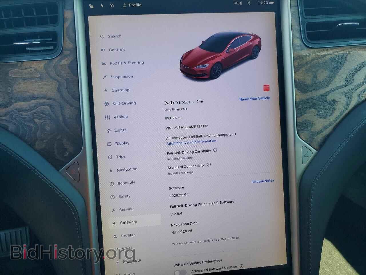 2021 TESLA MODEL S - VIN: 5YJSA1E24MF424133 - Photo 9