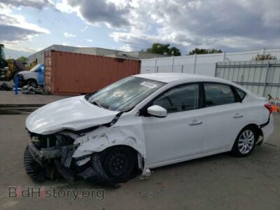 2016 Nissan SENTRA S, белый — VIN 3N1AB7AP1GL679070, Copart