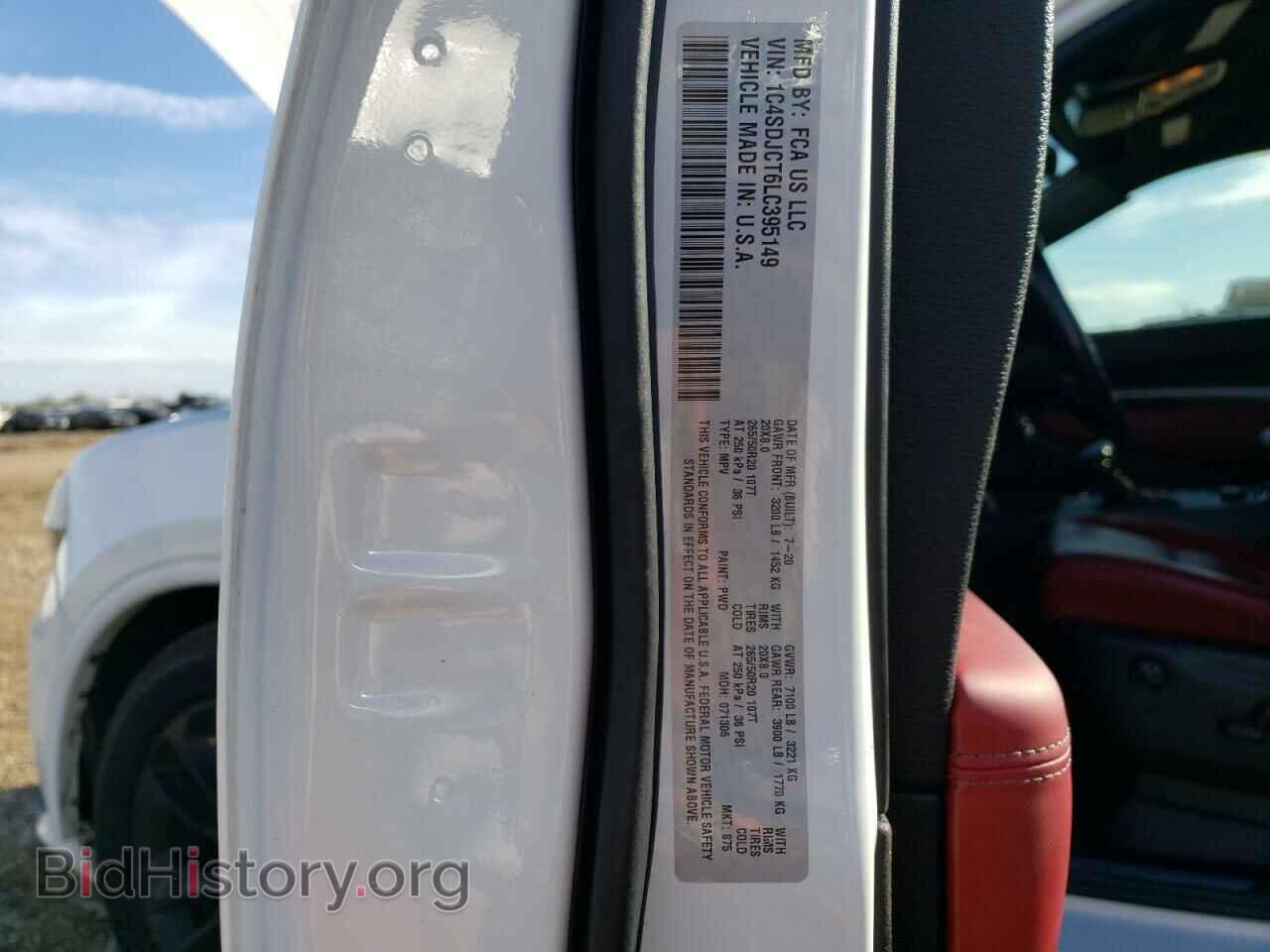 2020 DODGE DURANGO - VIN: 1C4SDJCT6LC395149 - Photo 13