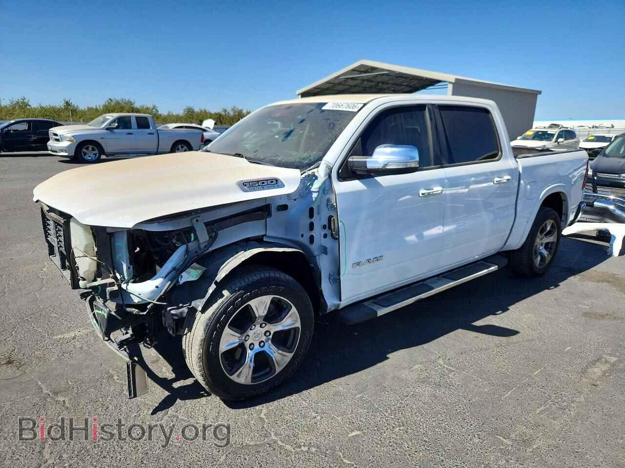 2021 RAM 1500 Laramie (VIN 1C6SRFJT9MN792997) — фото 1 из 13, Copart, повреждение: передняя часть