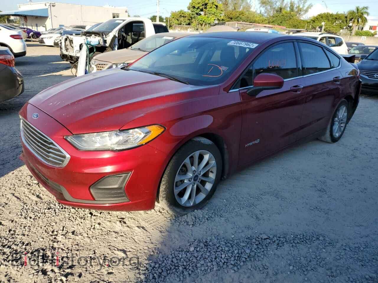 Фотография 3FA6P0LU5KR147783 - FORD FUSION 2019