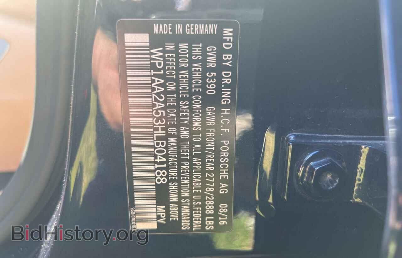 2017 PORSCHE MACAN - VIN: WP1AA2A53HLB04188 - Фото 10
