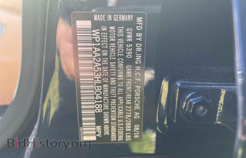 2017 Porsche MACAN (VIN WP1AA2A53HLB04188) — photo 10 of 10
