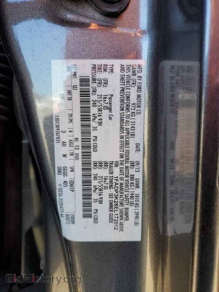 2014 FORD FOCUS - VIN: 1FADP3K28EL172012 - Photo 12