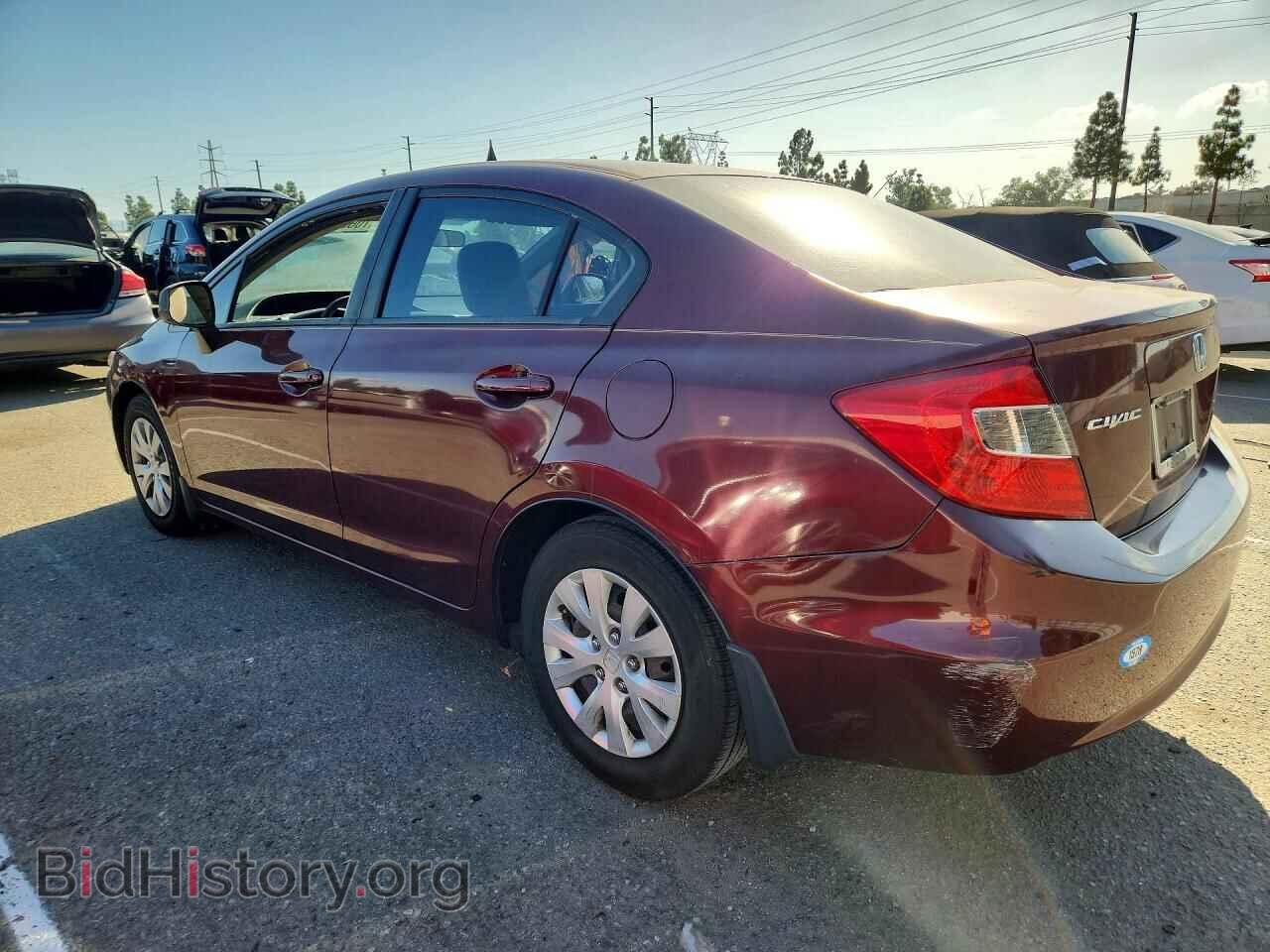 2012 HONDA CIVIC - VIN: 2HGFB2F59CH589098 - Фото 2