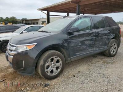 2014 Ford EDGE SEL, черный — VIN 2FMDK3JC6EBA96059, Copart
