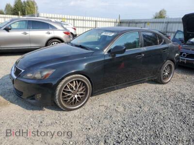 2008 Lexus IS 250, черный — VIN JTHBK262485070251, Copart