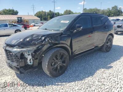 2021 Chevrolet BLAZER RS, black — VIN 3GNKBERS2MS530125, Copart
