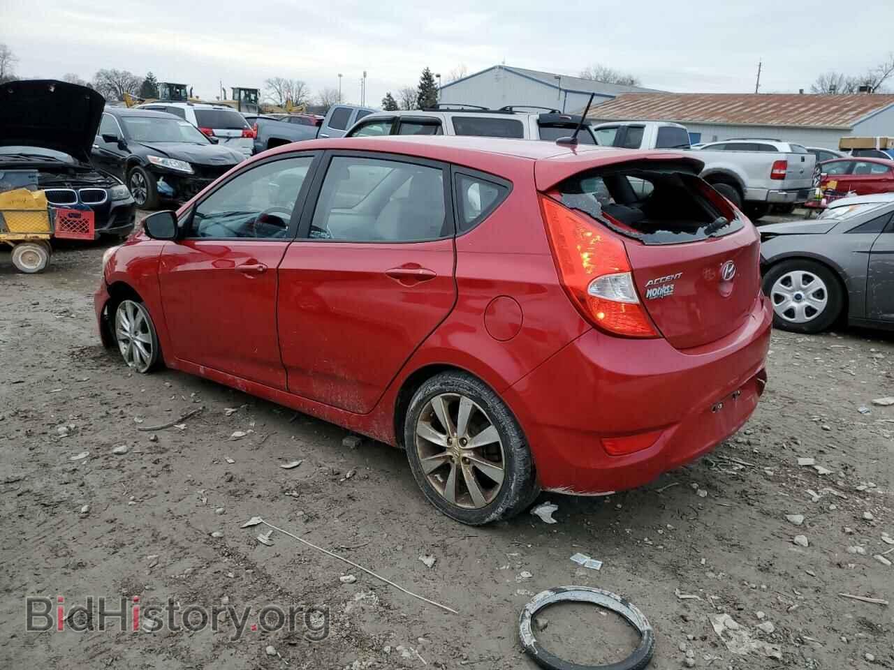 2013 HYUNDAI ACCENT - VIN: KMHCU5AEXDU079762 - Фото 2