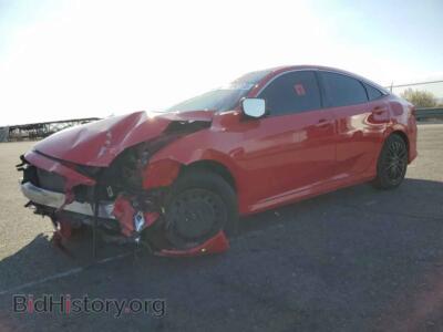 2020 Honda CIVIC LX, красный — VIN 2HGFC2F68LH507335, Copart