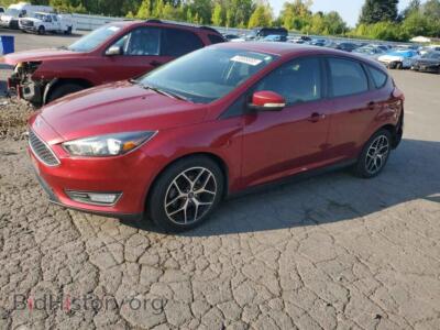 2017 Ford FOCUS SEL, burgundy — VIN 1FADP3M29HL246264, Copart