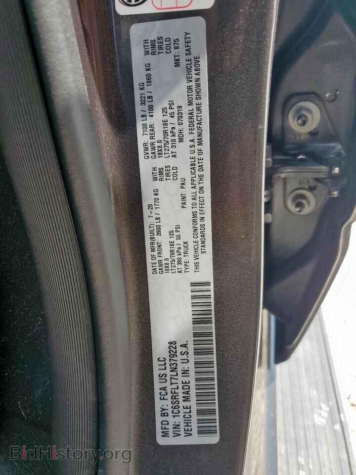 2020 RAM 1500 - VIN: 1C6SRFLT7LN379228 - Фото 12