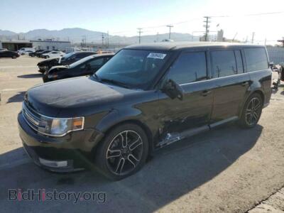 2014 Ford FLEX Flex SEL, black — VIN 2FMGK5C82EBD39092, Copart