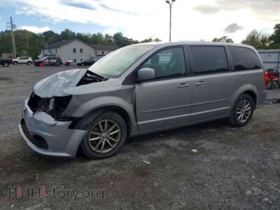 2016 Dodge CARAVAN SE, серебристый — VIN 2C4RDGBG5GR349640, Copart