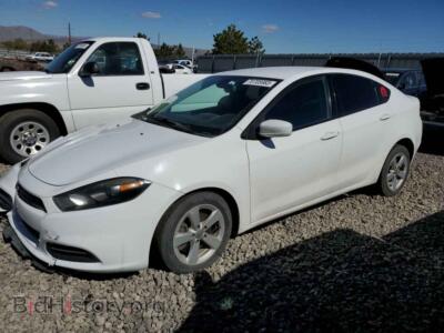 2015 Dodge DART Dart SXT, white — VIN 1C3CDFBB0FD140753, Copart