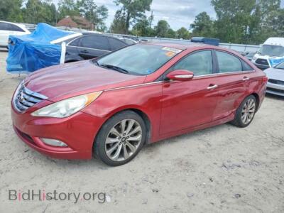 2013 Hyundai SONATA Limited 2.0T, burgundy — VIN 5NPEC4AB9DH543344, Copart