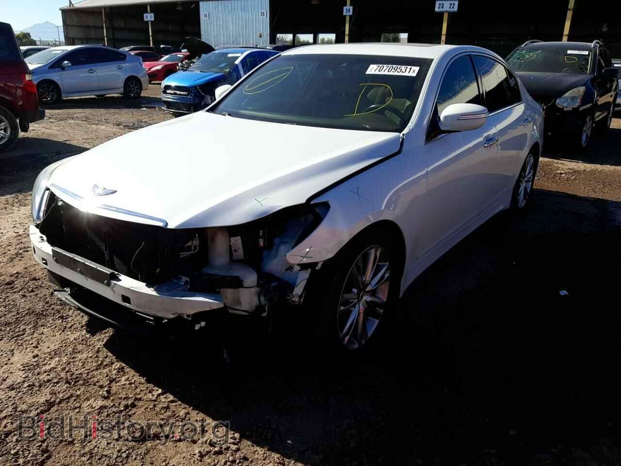 2012 HYUNDAI GENESIS - VIN: KMHGC4DD3CU185745 - Фото 2
