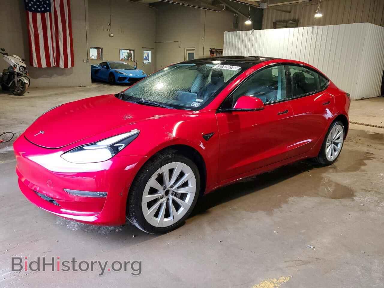 Photo 5YJ3E1EA7NF288338 - TESLA MODEL 3 2022
