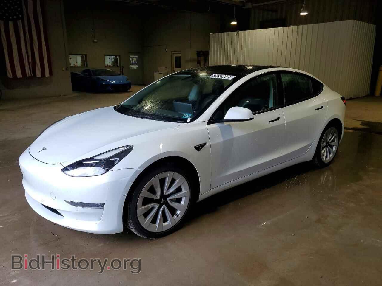 Photo 5YJ3E1EA5NF372335 - TESLA MODEL 3 2022