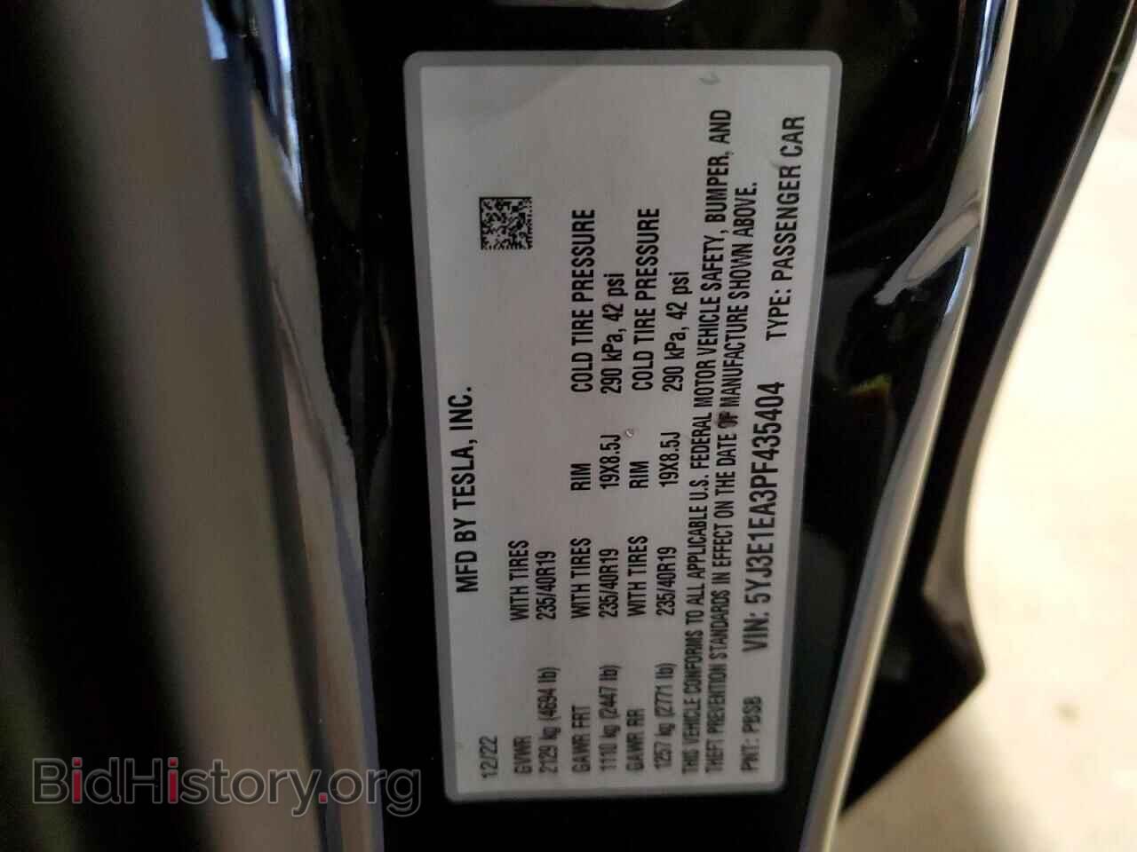 2023 TESLA MODEL 3 - VIN: 5YJ3E1EA3PF435404 - Photo 12