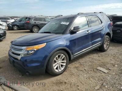 2012 Ford EXPLORER XLT, blue — VIN 1FMHK8D82CGA45086, Copart