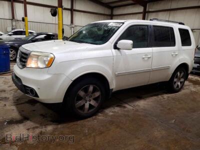 2013 Honda PILOT TOURING, белый — VIN 5FNYF4H92DB056122, Copart
