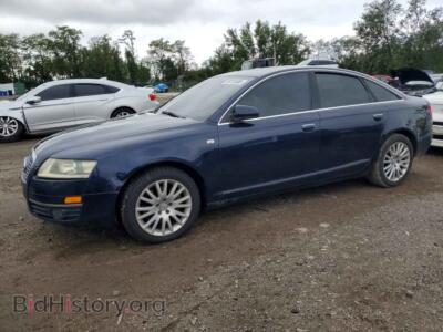 2007 Audi A6 3.2 Quattro, blue — VIN WAUDH74F17N042964, Copart