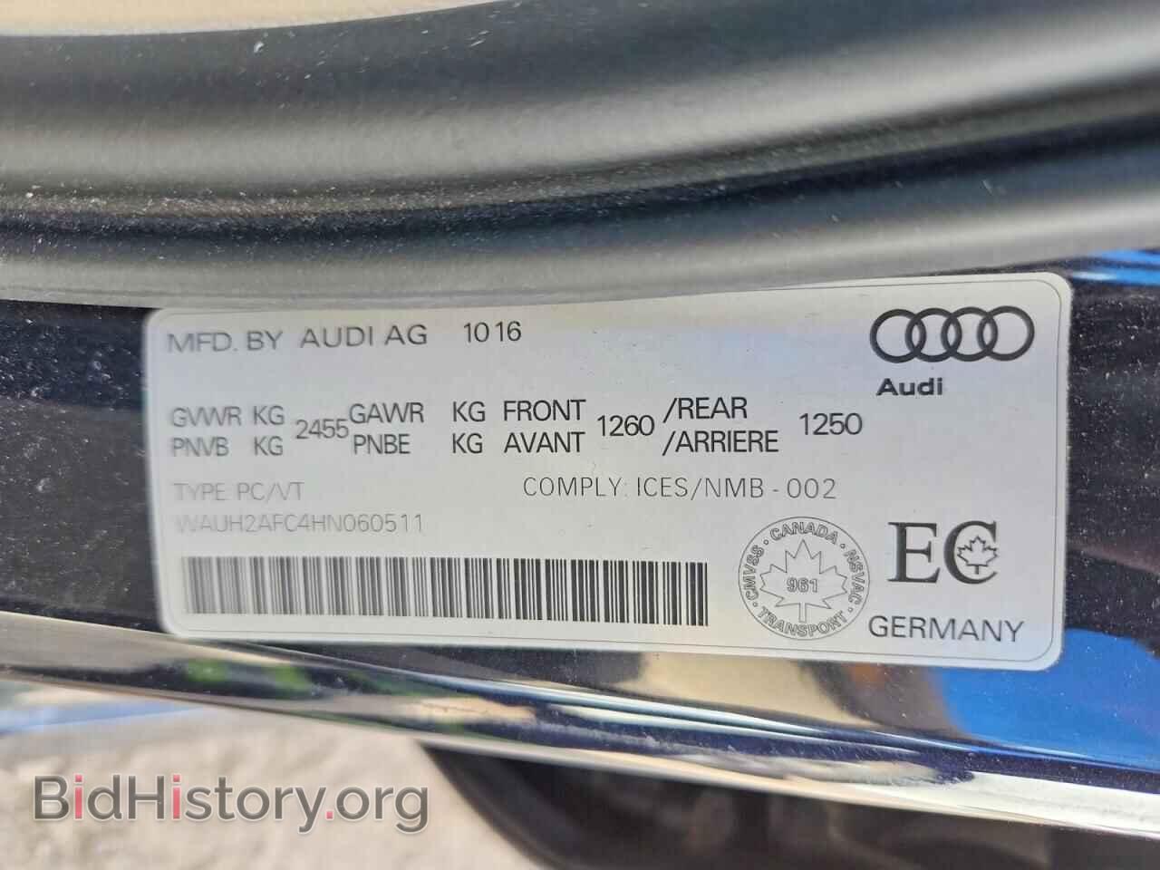 2017 AUDI A6 - VIN: WAUH2AFC4HN060511 - Photo 13