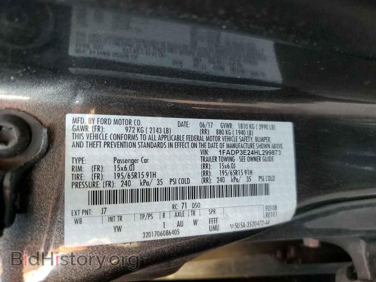 2017 FORD FOCUS - VIN: 1FADP3E24HL299873 - Photo 13