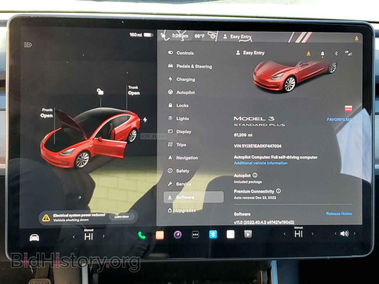 2019 TESLA MODEL 3 - VIN: 5YJ3E1EA0KF447034 - Фото 9