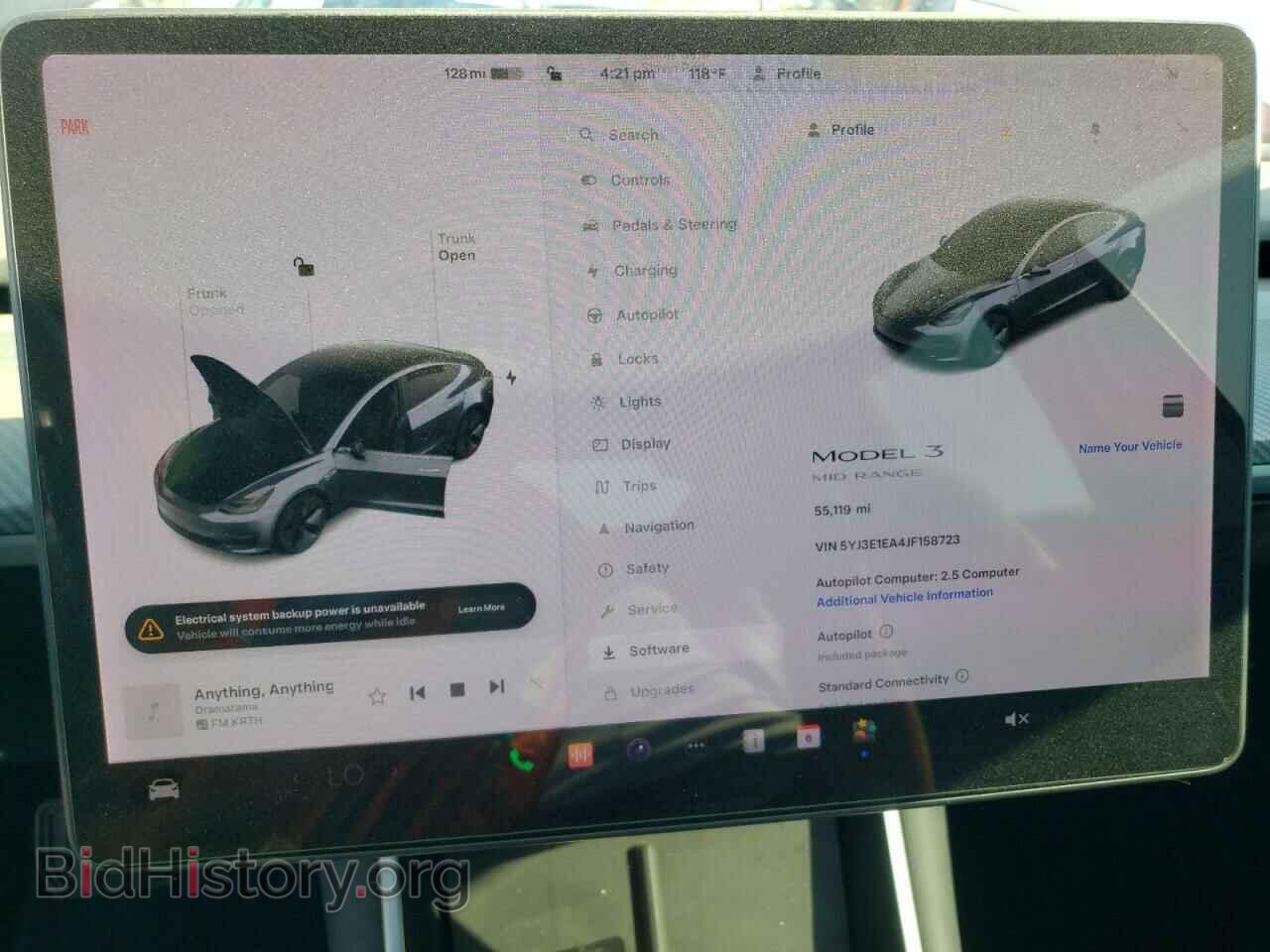 2018 TESLA MODEL 3 - VIN: 5YJ3E1EA4JF158723 - Фото 9