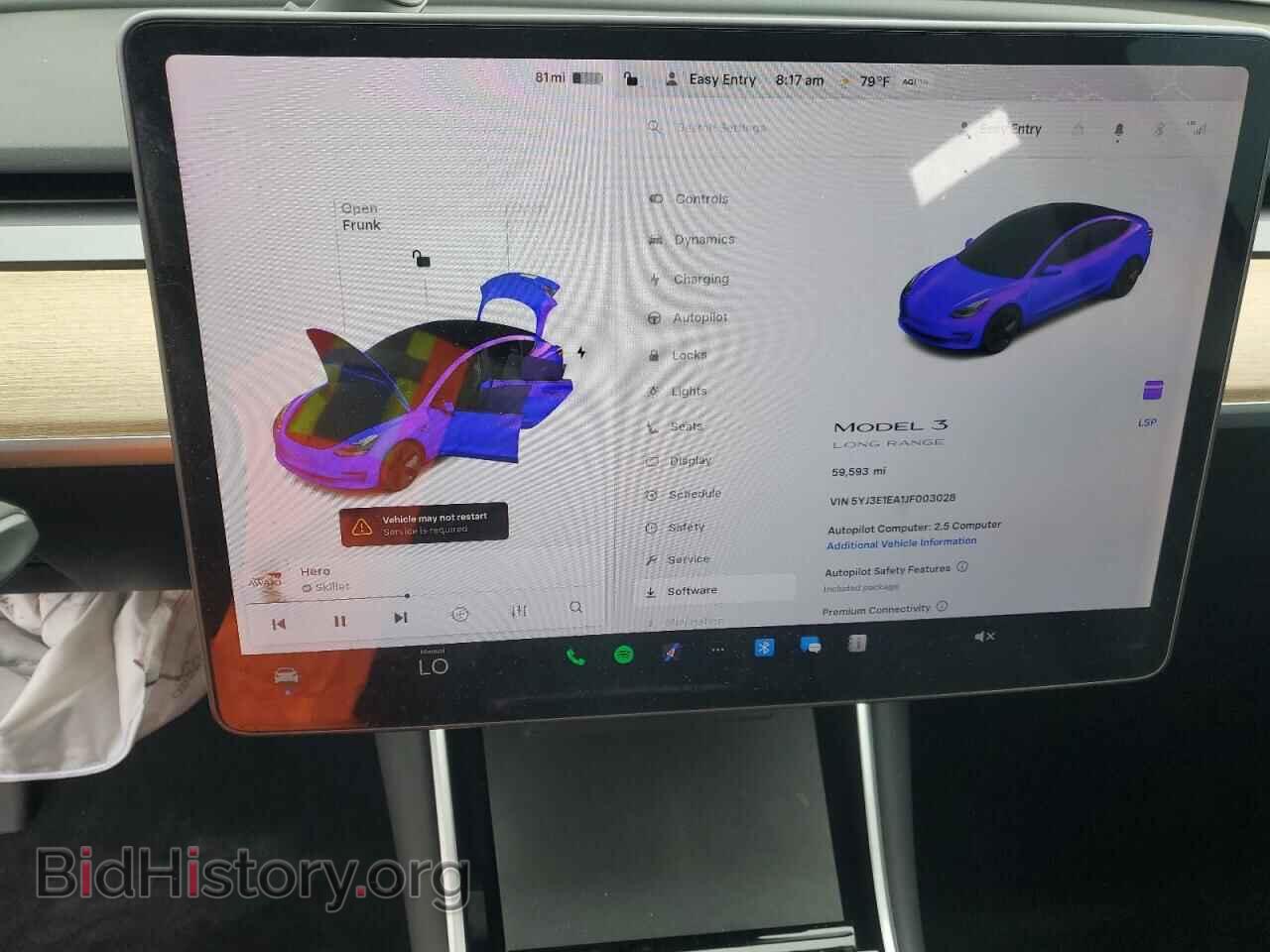 2018 TESLA MODEL 3 - VIN: 5YJ3E1EA1JF003028 - Photo 9
