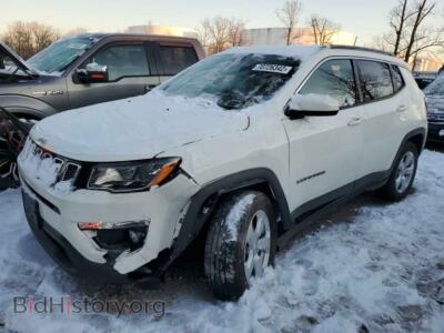 2020 Jeep COMPASS Compass LA, white — VIN 3C4NJDBB8LT149188, Copart