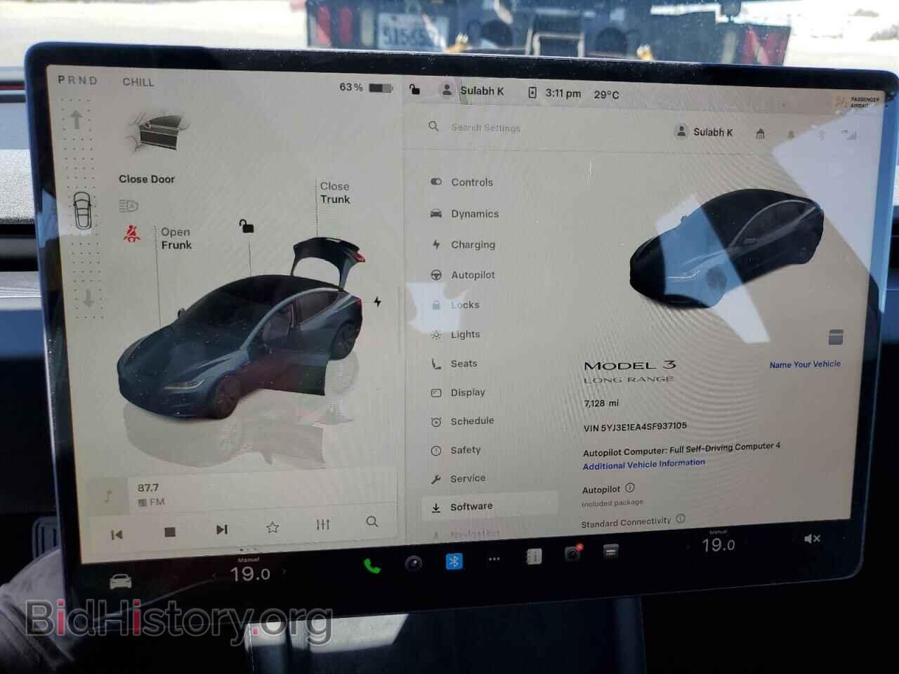 2025 TESLA MODEL 3 - VIN: 5YJ3E1EA4SF937105 - Photo 9