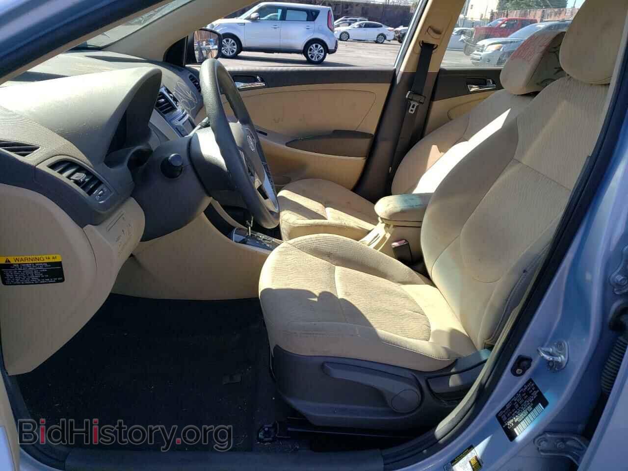 2012 HYUNDAI ACCENT - VIN: KMHCU4AE5CU106410 - Фото 7