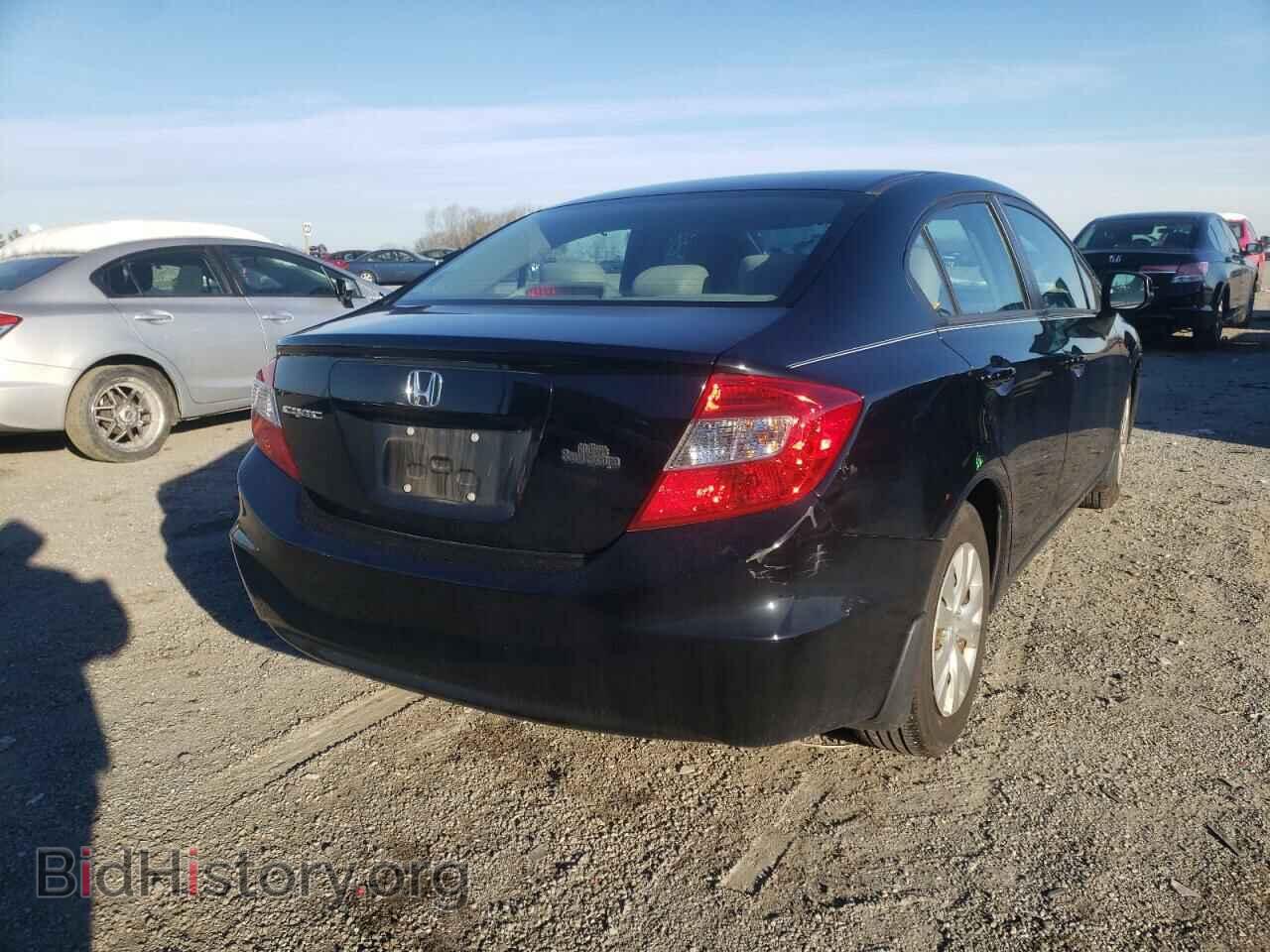 2012 HONDA CIVIC - VIN: 19XFB2F57CE051848 - Фото 4