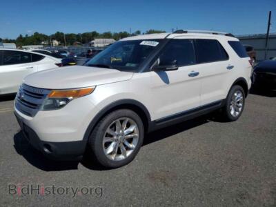 2014 Ford EXPLORER XLT, white — VIN 1FM5K8D80EGC04760, Copart