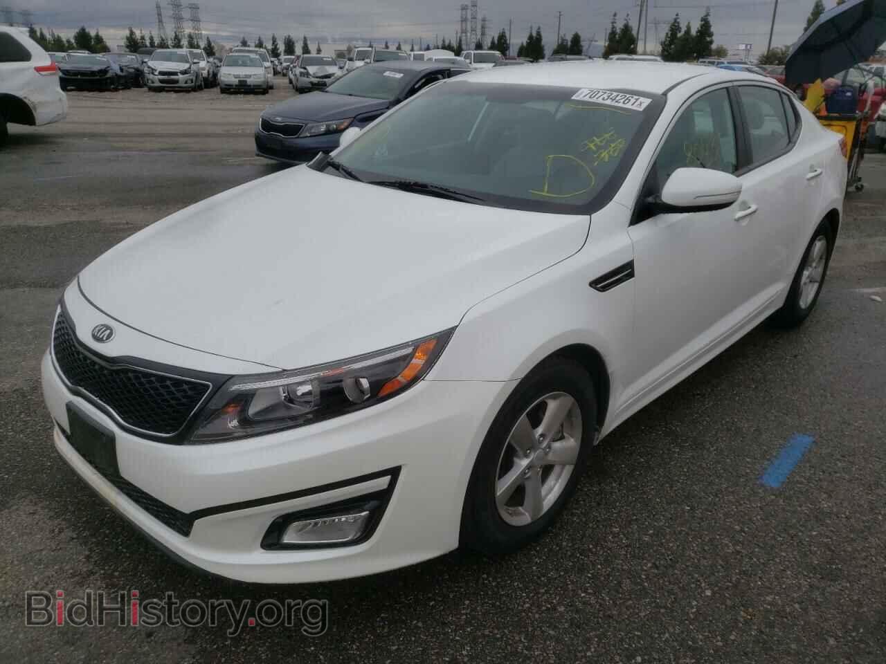 2015 KIA OPTIMA - VIN: KNAGM4A70F5644158 - Фото 2